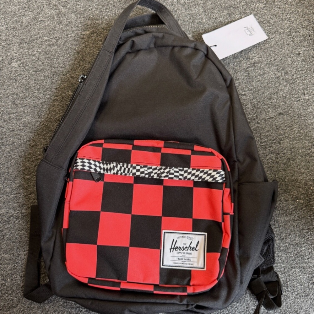 Herschel Supply Miller Backpack BLACK PINK CHECKER BACKPACK NEW WITH TAGS